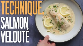 How to make a velouté sauce with salmon or other fish  Quick method [upl. by Ajiat]