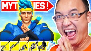 TOP 1 AVEC TOUTES LES ARMES MYTHIQUES SUR FORTNITE PRESQUE [upl. by Essam500]