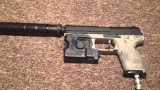 Tokyo Marui MK23 HPA Conversion with silencer [upl. by Leontina367]