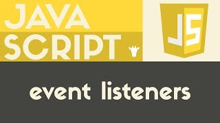 Event Listeners  Javascript  Tutorial 14 [upl. by Neltiak334]