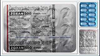 ciprofloxacin hydrochloride ip 500mg hindi ciprofloxacin 500mg  Zoxan tablet  Ciplox tablet uses [upl. by Main]