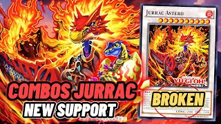 DECK JURRAC  COMBOS YUGIOH POST TERMINAL WORLD 2 Replay  Decklist [upl. by Mittel835]