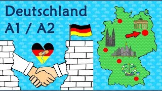 Deutsch A1  A2 Deutschland  Geographie amp Kultur  Learn German Geography amp Culture in Germany [upl. by Eahsal]