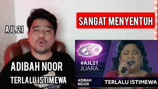 Reaction ADIBAH NOOR  TERLALU ISTIMEWA  AJL 21 TAHUN 2006 [upl. by Imak]