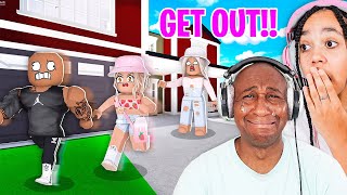 MY DAD CRIED So I Kicked Him Out BLOXBURG ROBLOX [upl. by Ainniz]