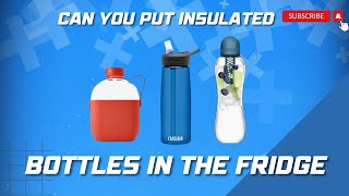 Can You Put Insulated Bottles in the Fridge [upl. by Seumas]