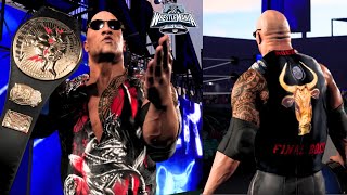 The Rock Final Boss Entrance with Brahma Bull Title at WrestleMania 40 therock wrestlemania [upl. by Jeraldine507]