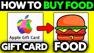 How To Buy Food with Apple Gift Card 2024 [upl. by Derrej]