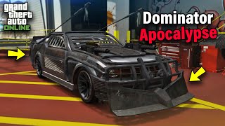 GTA 5 Online VAPID APOCALYPSE DOMINATOR Customization amp Test  Ford Mustang [upl. by Leuqer]