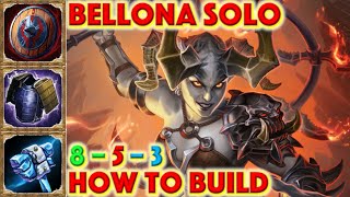 SMITE HOW TO BUILD BELLONA  Bellona Solo Build  How To  Guide Season 7 Conquest Torment 2020 [upl. by Fortunia]