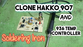 Hakko 907 soldering iron and 936 Controller Review [upl. by Ellerahc862]