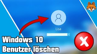 Windows 10 Benutzerkonto löschen  einfache Anleitung 💻✅ [upl. by Carbo]