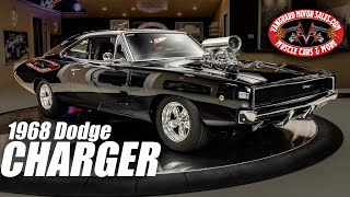 1968 Dodge Charger Restomod For Sale Vanguard Motor Sales 8491 [upl. by Carlee500]