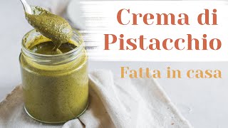 CREMA SPALMABILE DI PISTACCHIO  Ricetta sana e facilissima  Elefanteveg [upl. by Nivlek]