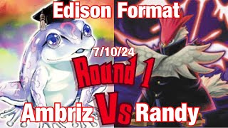 Edison Format Round 1 Hero Frogs Vs Vayu Turbo [upl. by Judenberg408]