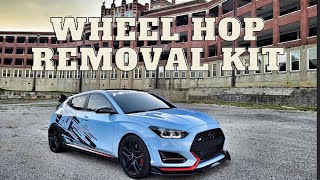 2019 Hyundai Veloster N N75 Motorsports Inexpensive Powerflex Wheel Hop Removal Delete Kit [upl. by Refotsirhc]