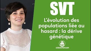 Lévolution des populations liée au hasard  dérive génétique  SVT  Collège  Les Bons Profs [upl. by Badr]