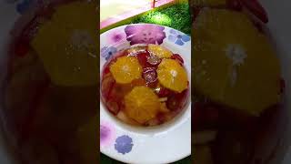 Fruit jelly cake Fruit Pudding [upl. by Illona]