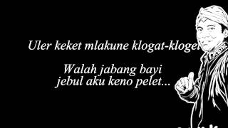 Didi Kempot Sekonyong konyong Koder Lyric [upl. by Aryam]