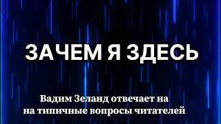 ‼️ЗАЧЕМ Я ЗДЕСЬ ⁉️ ВАДИМ ЗЕЛАНД ✅️ зеланд осознанность трансерфингреальности трансерфинг [upl. by Ferrigno490]