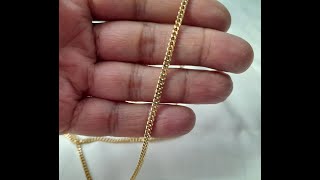 Curb Chain 9ct Gold 14g 24 inches  Gold Collections [upl. by Nediarb544]