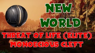 New World  quotThreat Of Life Elitequot Quest in Monoecious Cleft Defeat Zygoramet Tank PoV [upl. by Mian301]