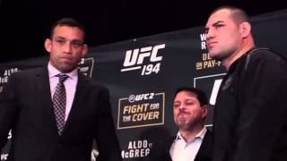 UFC 196 Fabricio Werdum vs Cain Velasquez Staredown  Фабрисио Вердум против Каина Веласкеса [upl. by Gasperoni]