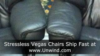 Stressless Vegas Recliner Chairs Black Paloma Leather [upl. by Ulane]