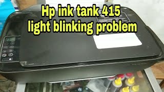 Hp ink tank 415 light blinking problem [upl. by Kolivas]