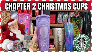 STARBUCKS COFFEE  CHAPTER 2 HOLIDAY 2023 RELEASE CUP DAY  SPARKLY TUMBLERS  starbucks [upl. by Aikym]