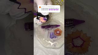 Resin Coaster 💜diycrafts resincoaster diy easyresin resincrafts resinart epoxy diyproject [upl. by Annael641]