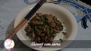 Shimeji com carne  Compratilhando 02 [upl. by Raskind]