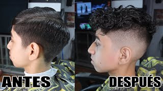 ✔ COMO ONDULAR EL CABELLO HOMBRES PERMANENTE ▶ Tutorial ◀ Paso a Paso 🔥 Bien Explicado 👀🎬 [upl. by Aehtna]