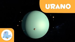 Urano il gigante di ghiaccio  Il Sistema Solare in 3D per bambini [upl. by Leterg]