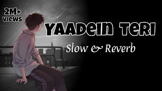 Yaadein Teri Slow amp Reverb Music Ocean [upl. by Swetiana364]