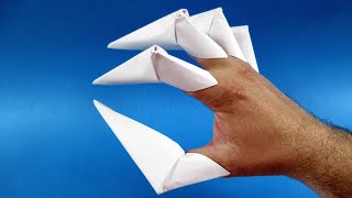 How to make claws out of paper step by step [upl. by Ardnossac]