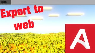 Exporting Armory 3D games to HTML armory3d [upl. by Arrim]