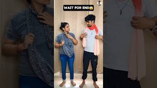 A Bro And A Sister Scarf🧣 Challenged Me 🤯😱🎯youtubeshorts trending shorts [upl. by Dlabihcra]