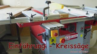 Holzmann K5 260L Kreissäge  Querschnitt [upl. by Ajna402]