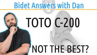 TOTO C200 Not the Best Bidet 2022  Bidet Answers with Dan [upl. by Asilanna]