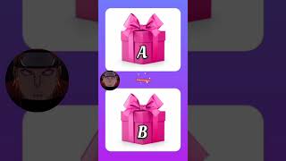 CHOOSE YOUR FAVORITE GIFT 🎁  GIFT GAME 🎮 gift shorts giftbox [upl. by Acessej32]