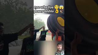 Tyre utha liya power dekho 😱♥️ trendingnishudashwal tractor shots [upl. by Sax]