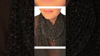 Crochet VNeck Scarfs are here christmasgifts crochet crochetscarf winterfashion [upl. by Nallak]