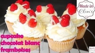 CUPCAKE CHOCOLAT BLANC FRAMBOISE [upl. by Perla631]