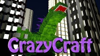 Minecraft  CrazyCraft  OreSpawn Modded Survival Ep 97  quotMOBZILLA OWNAGEquot [upl. by Darn432]