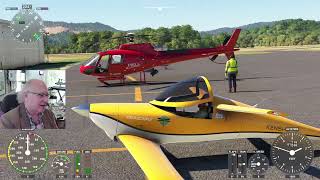 Wanna hear a Live music performance from Kens Lounge Gotta watch me fly around in MS Flight Sim F [upl. by Karlen]