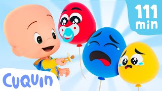 Los globos bebé de Cuquín 🎈 Aprende los colores con Cuquín y Fantasma  Vídeos educativos para niños [upl. by Mckinney]