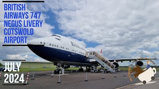 British Airways Negus GCIVB Boeing 747 Cotswold Airport [upl. by Russia589]