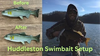 Huddleston Swimbait Bass Fishing How to Modify the Huddleston [upl. by Erny]