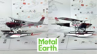 Metal Earth build  Cessna 182 Floatplane [upl. by Immanuel]